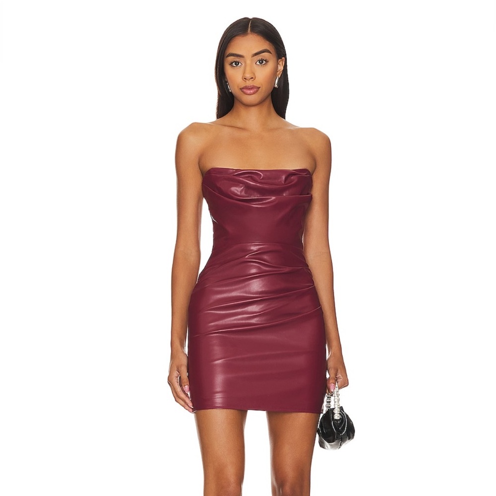 NWT Nookie Leona Mini Dress in Wine